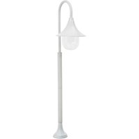 Bonnevie - Garten-Pollerleuchte E27 120 cm Aluminium Weiß vidaXL216354 von BONNEVIE