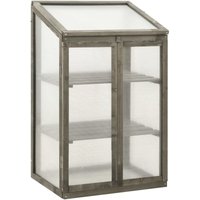 Bonnevie - Gewächshaus,Treibhaus,Pflanzenhaus,Tomatenhaus 60x45x100 cm Tannenholz VCWS675065 Bonnevie - Gewächshaus,Treibhaus,Pflanzenhaus,Tomatenhaus 60x45x100 cm Tannenholz VCWS675065 von BONNEVIE