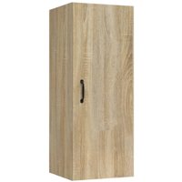 Hängeschrank Sonoma-Eiche 34,5x34x90 cm Holzwerkstoff vidaXL292824 von BONNEVIE