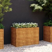 Bonnevie - Hochbeet,Blumenkasten,Pflanzkasten Balkon, Terrasse, Garten 100x50x69 cm Cortenstahl VMEC856320 Bonnevie - Hochbeet,Blumenkasten,Pflanzkasten Balkon, Terrasse, Garten 100x50x69 cm Cortenstahl VMEC856320 von BONNEVIE