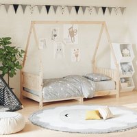 Komfortables Kinderbett Einzelbett im Zimmer 80x160 cm Massivholz Kiefer -BVE38669 von BONNEVIE