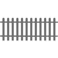 Bonnevie - Lattenzaun wpc 200x80 cm CFW726588 von BONNEVIE