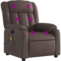 Bonnevie - Massagesessel Braun Kunstleder vidaXL389294 von BONNEVIE