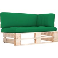 Outdoor-Ecksofa Paletten Kiefernholz Imprägniert vidaXL475305 von BONNEVIE