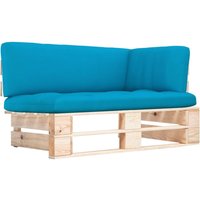 Outdoor-Ecksofa Paletten Kiefernholz Imprägniert vidaXL816307 von BONNEVIE