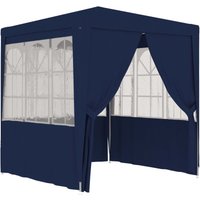 Bonnevie - Profi-Partyzelt,Gartenzelt,Zelt für Camping/Markt/Festival,Pavillon Faltbar mit Seitenwänden 2,5x2,5 m Blau 90 g/m² XDGN200429 von BONNEVIE