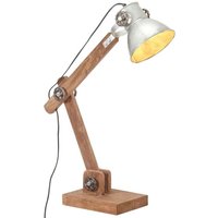 Bonnevie - Schreibtischlampe Industriestil Silbern Rund 58x18x90 cm E27 vidaXL94422 von BONNEVIE