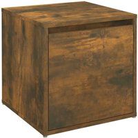 Bonnevie - Schubladenbox Räuchereiche 40,5x40x40 cm Holzwerkstoff vidaXL732994 von BONNEVIE