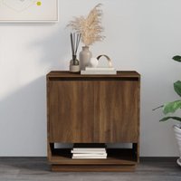 Sideboard Kommode für Wohnzimmer - Schrank Anrichte Braun Eichen-Optik 70x41x75 cm Holzwerkstoff -FV57122 von BONNEVIE