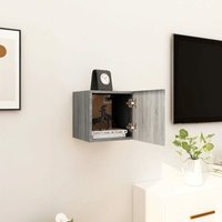 TV-Möbel, TV-Lowboard - TV-Schrank für das Wohnzimmer,TV-Wandschrank Grau Sonoma 30,5x30x30 cm -FV63032 - Grau von BONNEVIE