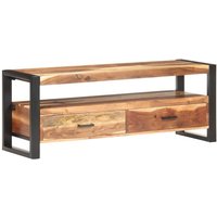 Bonnevie - TV-Schrank,TV-Möbel 120x35x45 cm Massivholz Honigfarben vidaXL von BONNEVIE