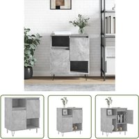 The Living Store Sideboard Betongrau 60x35x70 cm Holzwerkstoff - Sideboard - Wohnwand - Regal - Wohnzimmermöbel - Holzmöbel The Living Store Sideboard Betongrau 60x35x70 cm Holzwerkstoff - Sideboard - Wohnwand - Regal - Wohnzimmermöbel - Holzmöbel von BONNEVIE
