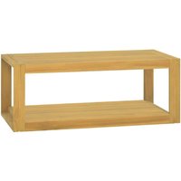 Wand-Badschrank Badhängeschrank,Hängeschrank 90x45x35 cm Massivholz Teak -BV34347 von BONNEVIE