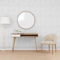 Wandpaneele 48 Stk. Weiß 50x50 cm xps 12 m² Amethyst - Vidaxl von VIDAXL