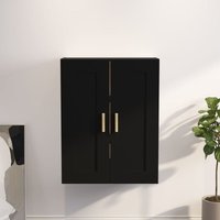 Wandschrank,Hängeschrank,Wandregal Schwarz 69,5x32,5x90 cm Holzwerkstoff GEVS287426 Bonnevie von BONNEVIE