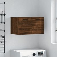 Bonnevie - Wandschrank,Wandhängeschrank,Küchenschrank,Badhängeschrank Braun Eichen-Optik 60x36,5x35cm Holzwerkstoff -BV21927 von BONNEVIE