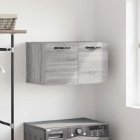 Bonnevie - Wandschrank,Wandhängeschrank,Küchenschrank,Badhängeschrank Grau Sonoma 60x36,5x35 cm Holzwerkstoff -BV13284 von BONNEVIE