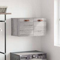 Bonnevie - Wandschrank,Wandhängeschrank,Küchenschrank,Badhängeschrank Grau Sonoma 60x36,5x35 cm Holzwerkstoff -BV74161 von BONNEVIE