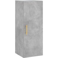 Wandschrank Badschrank Betongrau 34,5x34x90 cm vidaXL von BONNEVIE