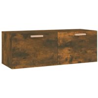 Bonnevie - Wandschrank Badschrank Räuchereiche 100x36,5x35 cm Holzwerkstoff vidaXL von BONNEVIE