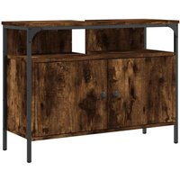 Waschbeckenunterschrank Räuchereiche 60x30x60 cm Holzwerkstoff vidaXL64455 von BONNEVIE