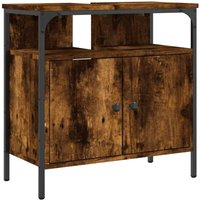 Waschbeckenunterschrank Räuchereiche 60x30x60 cm Holzwerkstoff vidaXL79737 von BONNEVIE