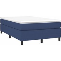 Boxspringbett,Doppelbett mit Matratze Blau 120x200 cm Stoff vidaXL von BONNEVIE
