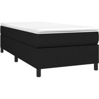 Boxspringbett，Schlafzimmerbett mit Matratze Schwarz 100x200 cm Stoff vidaXL von BONNEVIE