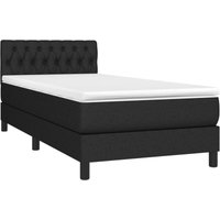 Boxspringbett,Schlafzimmerbett mit Matratze Schwarz 90x190 cm Stoff vidaXL von BONNEVIE