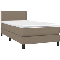 Boxspringbett,Schlafzimmerbett mit Matratze Taupe 90x190 cm Stoff vidaXL von BONNEVIE