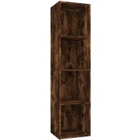 Vidaxl - Bücherschrank/TV-Schrank Räuchereiche 36x30x143cm Holzwerkstoff Braun von BONNEVIE