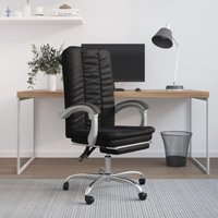 Bonnevie - Bürostuhl mit Liegefunktion - Cheffsessel ergonomischer Schwarz Kunstleder BV926713 von BONNEVIE