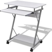 Computertisch,Schreibtisch,Bürotisch Computerwagen PC Tisch Bürotisch Laptop auf Rollen weiß VMEC924271 Computertisch,Schreibtisch,Bürotisch Computerwagen PC Tisch Bürotisch Laptop auf Rollen weiß VMEC924271 von BONNEVIE