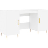 Schreibtisch Weiß 140x50x75 cm Holzwerkstoff vidaXL von JINLEFU