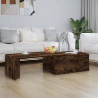 vidaXL Couchtisch Räuchereiche 150x50x35 cm Holzwerkstoff von VIDAXL