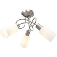 Deckenleuchte mit Keramik-Lampenschirmen für 3 E14 Glühlampen vidaXL995861 von BONNEVIE