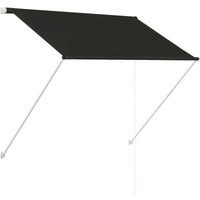 Bonnevie - Einziehbare Markise 100×150 cm Anthrazit vidaXL68536 von BONNEVIE