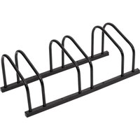 Fahrradständer für 3 Fahrräder Schwarz Stahl Vidaxl von VIDAXL