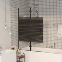 Faltbare Duschkabine ESG 80x140 cm Schwarz CFW574840 von BONNEVIE
