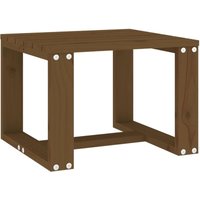 Garten-Beistelltisch Honigbraun 40x38x28,5 cm Massivholz Kiefer vidaXL816498 von BONNEVIE