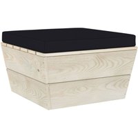 Garten-Paletten-Hocker mit Kissen Imprägniertes Fichtenholz vidaXL616766 von BONNEVIE