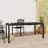 VidaXL Gartentisch Anthrazit 165x80x72 cm Stahl von JINLEFU