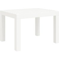 Gartentisch,Terrassentisch Weiß 59x47x40 cm pp vidaXL von BONNEVIE