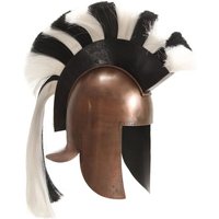Griechischer Krieger-Helm Antik Replik für LARP Kupfern Stahl vidaXL789130 von BONNEVIE