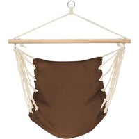 Bonnevie - Hängesessel Hängematte Outdoor - 100 x 80 cm braun BV438677 von BONNEVIE