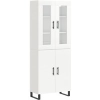 Bonnevie - Highboard,Kommode Hochglanz-Weiß 69,5x34x180 cm Holzwerkstoff vidaXL von BONNEVIE