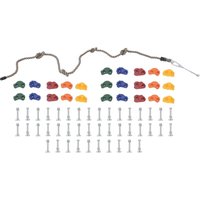 Klettersteine mit Seil 50 Stk. Mehrfarbig vidaXL157365 von BONNEVIE