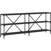 Konsolentisch Schwarz 180x30x75 cm Holzwerkstoff und Eisen vidaXL von VIDAXL