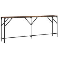 Konsolentisch Räuchereiche 200x29x75 cm Holzwerkstoff Vidaxl von VIDAXL