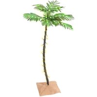 Bonnevie - Künstliche Palme led Warmweiß 72 LEDs 120 cm vidaXL752099 von BONNEVIE